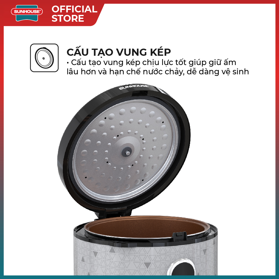 Nồi cơm điện 3L SUNHOUSE SHD8306