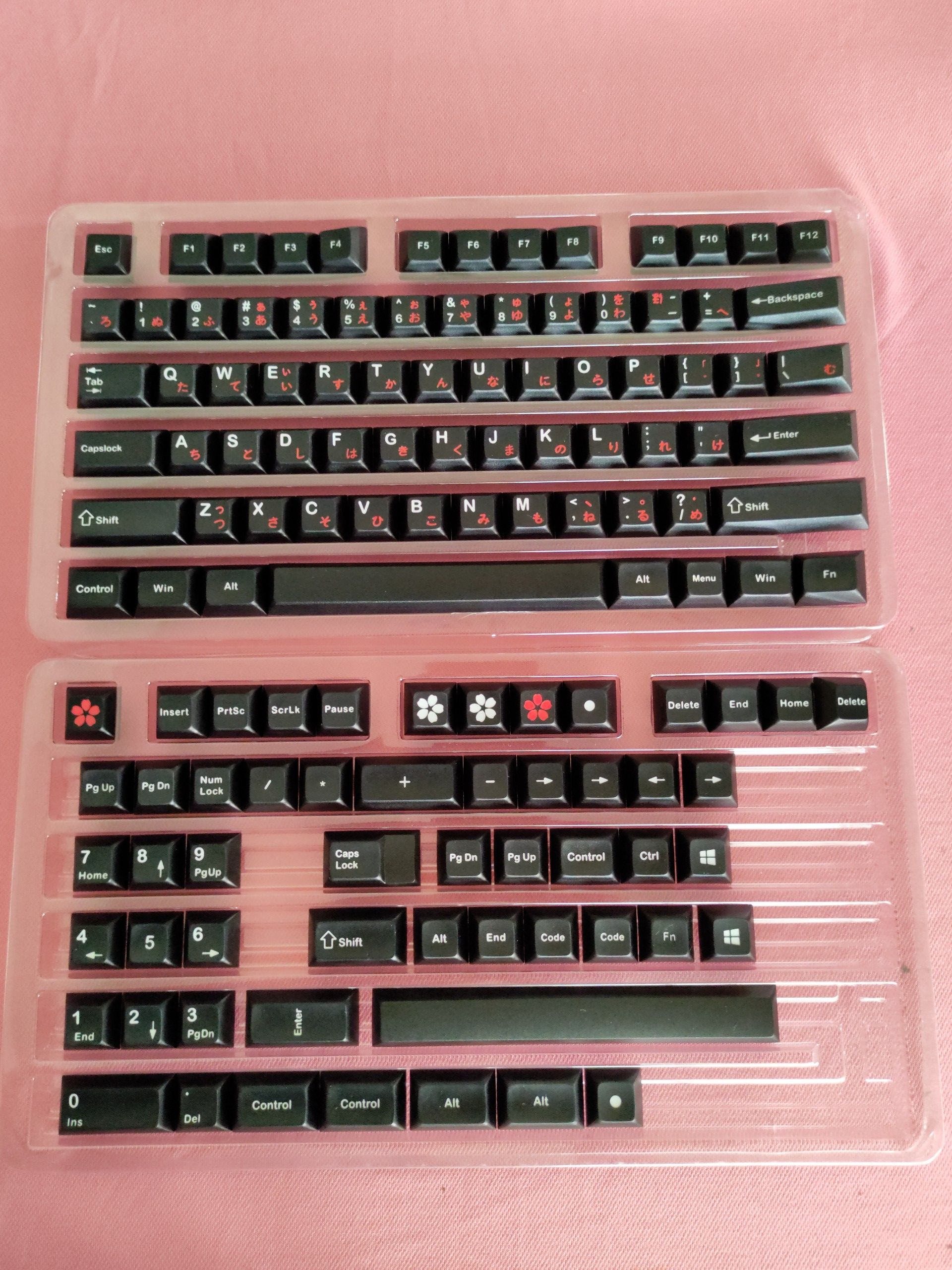 Keycap KBDfans DSA Black Red Japan