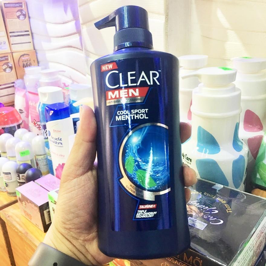 Dầu Gội Clear Men Thái Lan 450ml mát lạnh sạch gàu