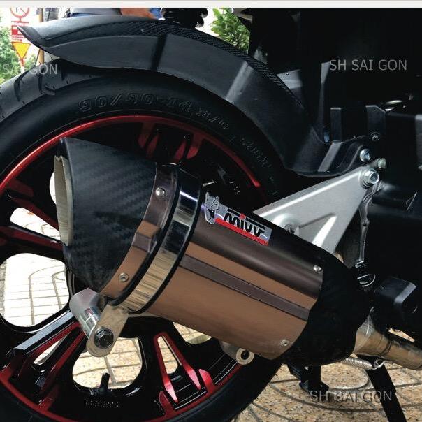 Pô MIVV full set nhập khẩu phù hợp độ cho tất cả các dòng xe có phân khối từ 150cc trở lên