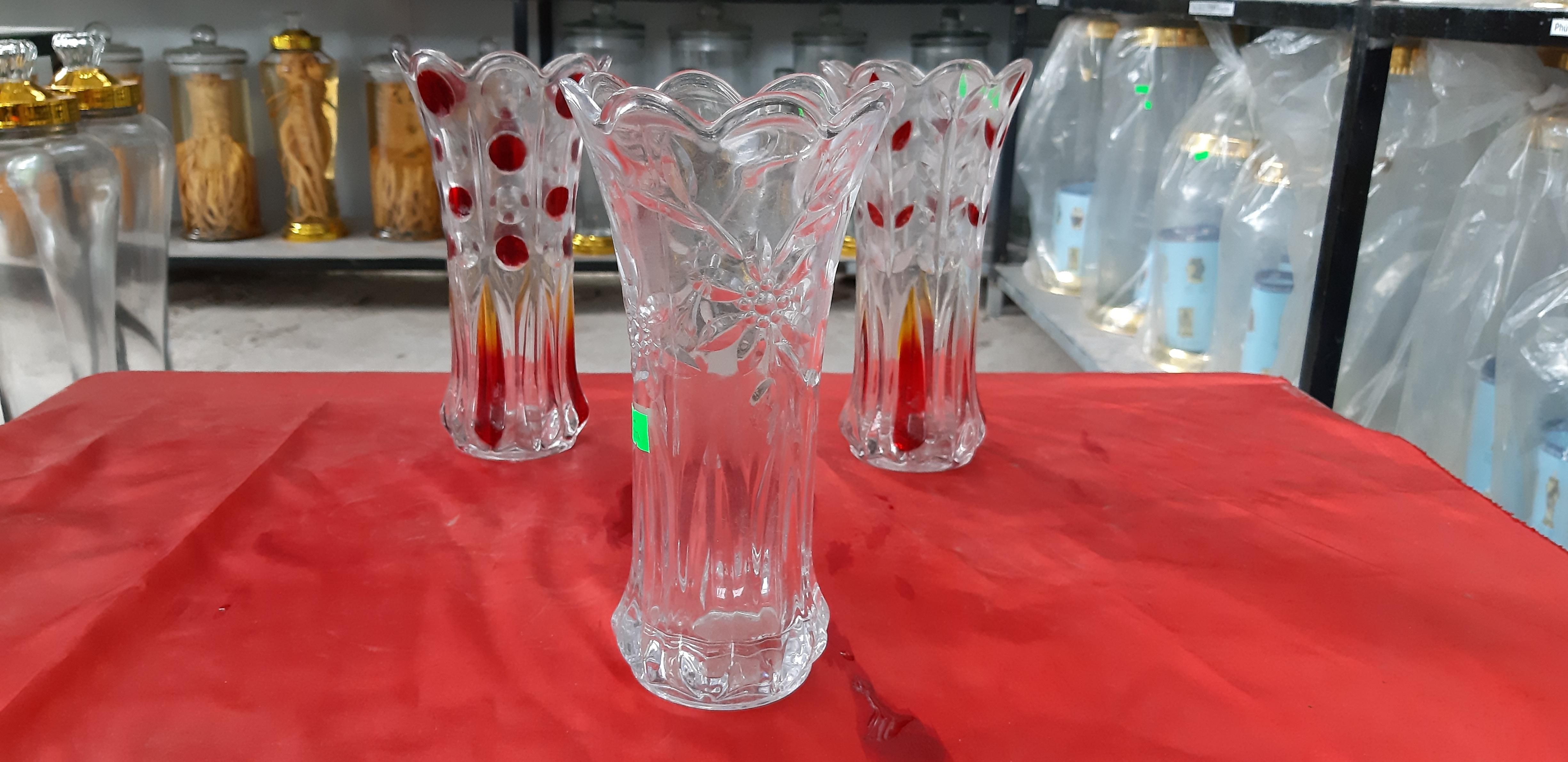 Lọ hoa thủy tinh cao cấp 20cm
