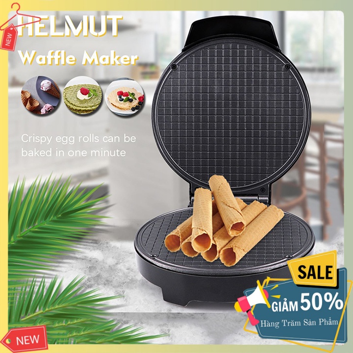Máy nướng làm vỏ bánh ốc quế HELMUT tại nhà