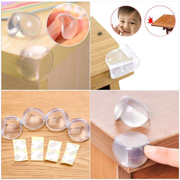 Nút Bịt Góc Bàn Silicon - An Tàn Cho Bé (10 nút)