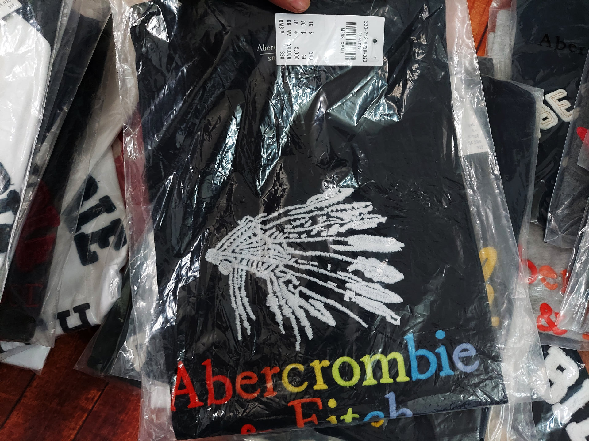 Áo thun thổ dân Aber Gray & Navy New
