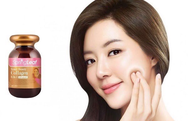 Viên Collagen 6 in 1 Spring leaf 90 viên