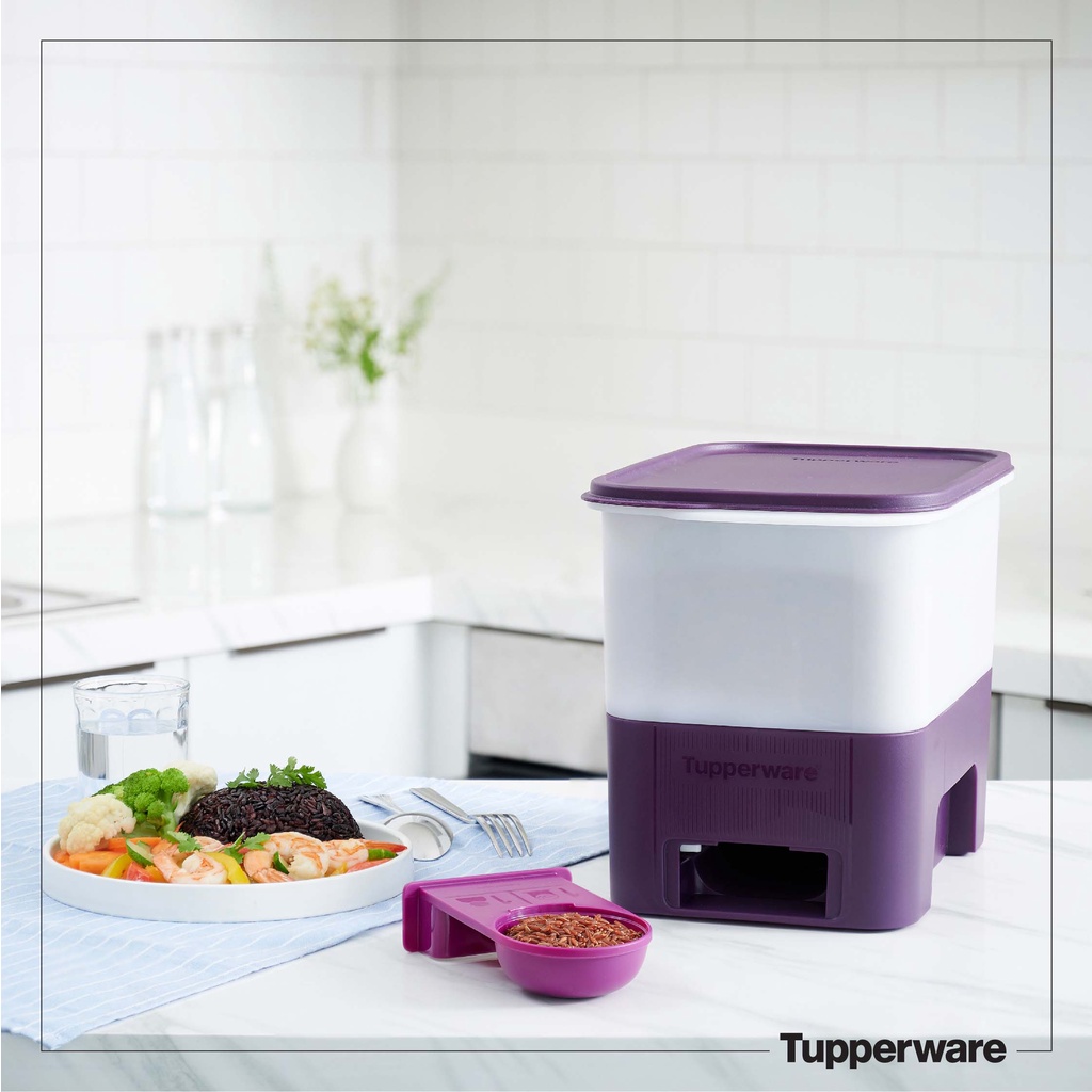 Thùng gạo thông minh Tupperware 5kg/10kg chính hãng