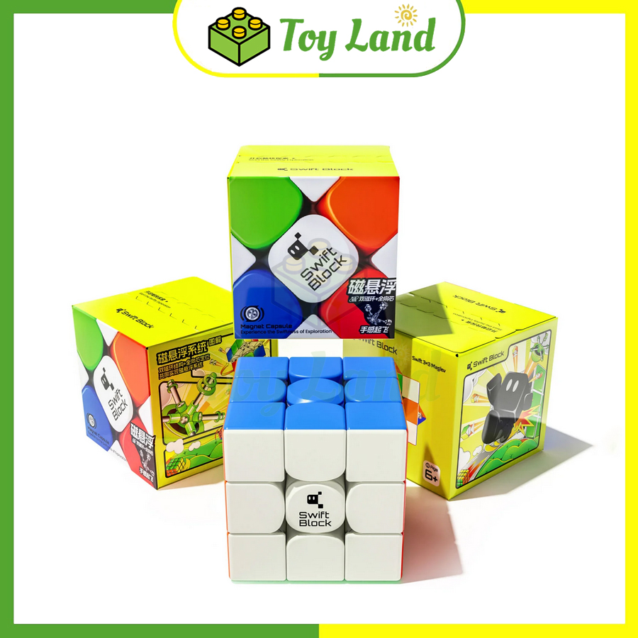 [Maglev] Rubik Gan Swift Block 355S 3×3 Maglev Rubic Gan Cube Nam Châm Khoan Lỗ Đồ Chơi Trí Tuệ