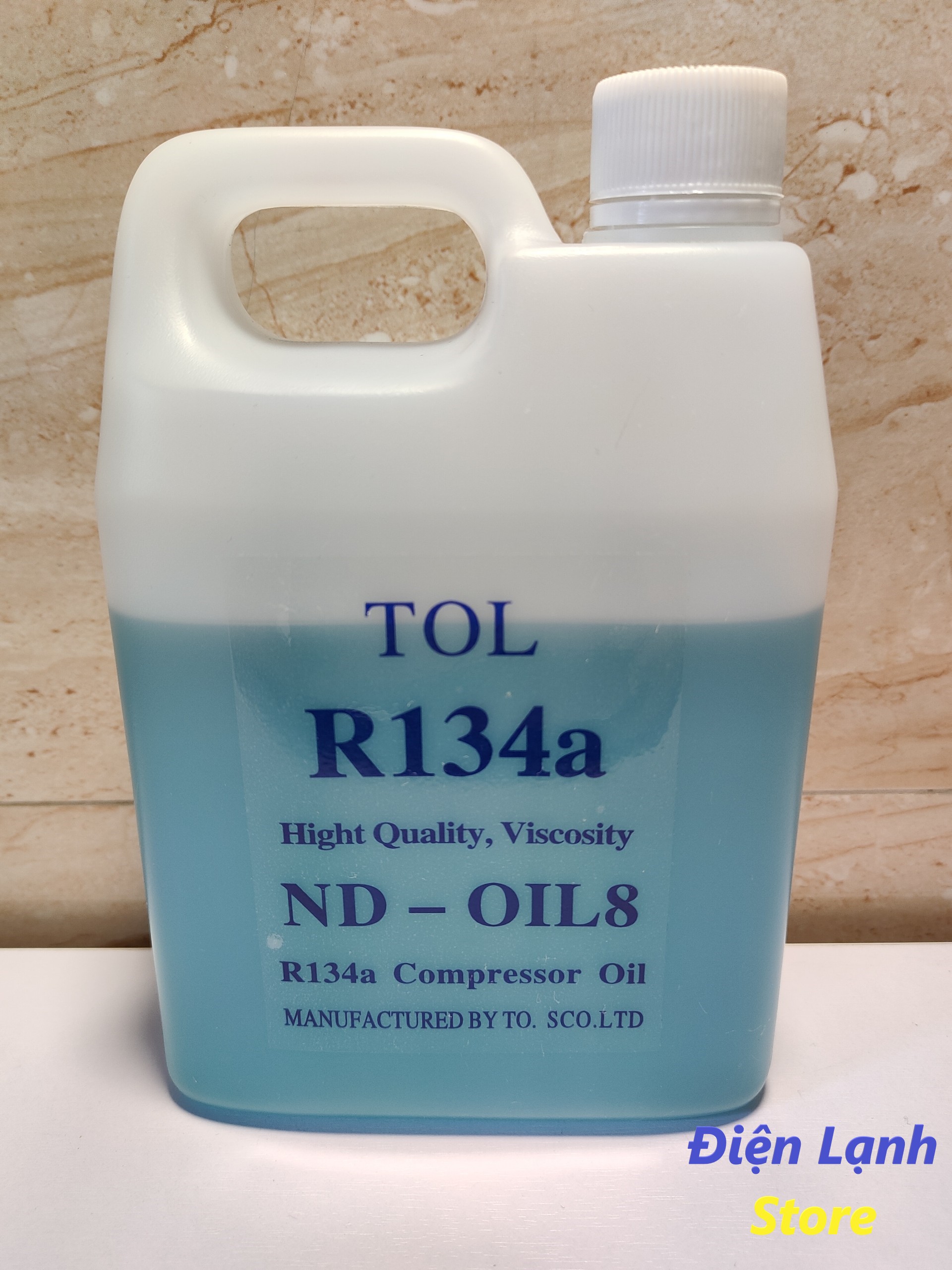 Nhớt (Dầu Gas lạnh) R134a, ND - OIL8 (loại tốt).