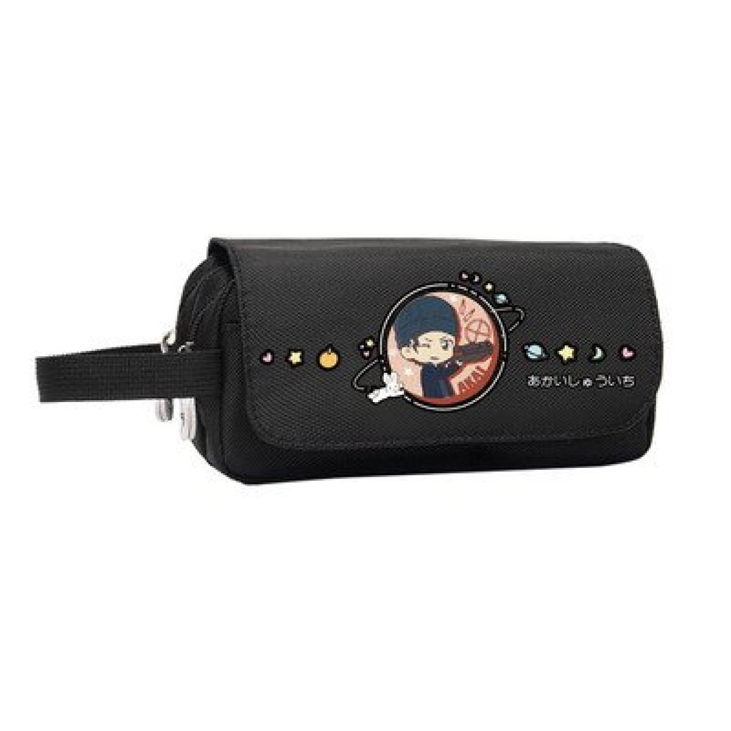 Hộp bút vải detective conan ver chibi thám tử lừng danh canvas khóa trắng đi học tiện lợi anime