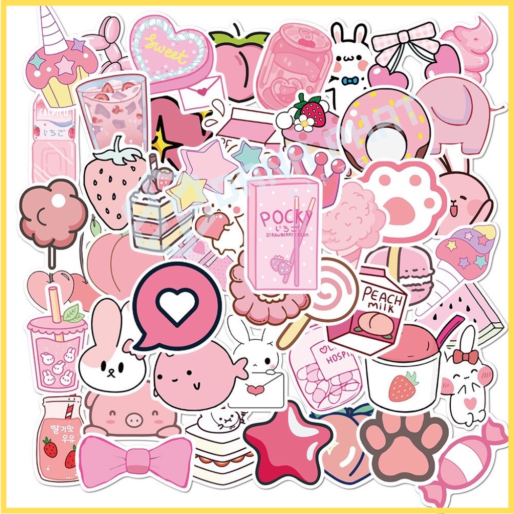 Sticker trang trí mẫu dễ thương