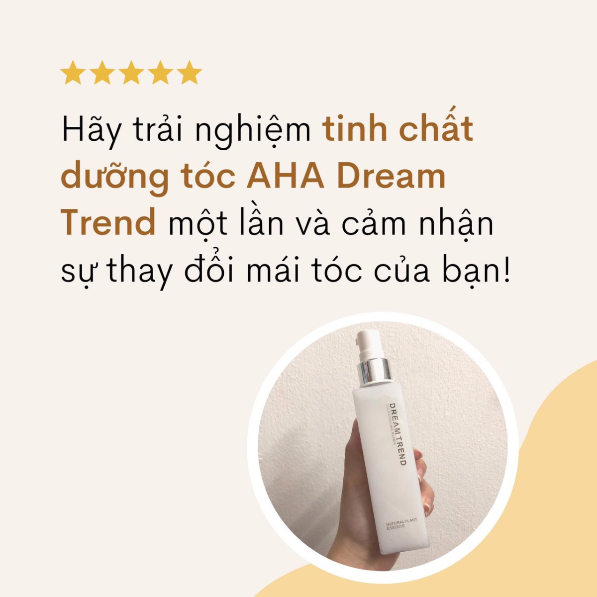 Tinh chất dưỡng tóc AHA DREAM TREND MÀU HỒNG