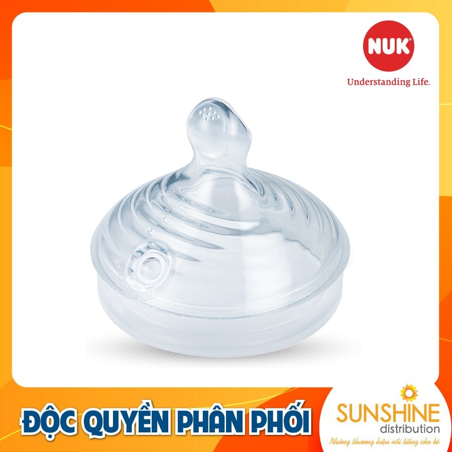 BỘ 2 NÚM TI NUK NATURE SENSE SILICONE S2 - M