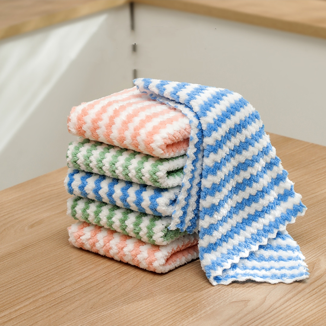 Khăn lau đa năng siêu thấm nước chất liệu mềm mịn (25*25cm)