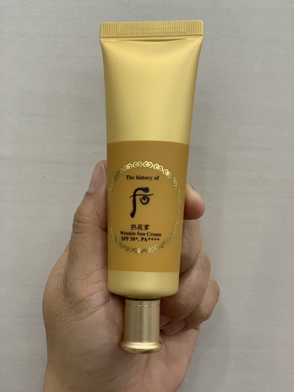 [HCM](Tách set) Kem chống nắng đông y cải thiện nếp nhăn Whoo Jin Hae Yoon Wrinkle Sun Cream SPF50+/PA+++