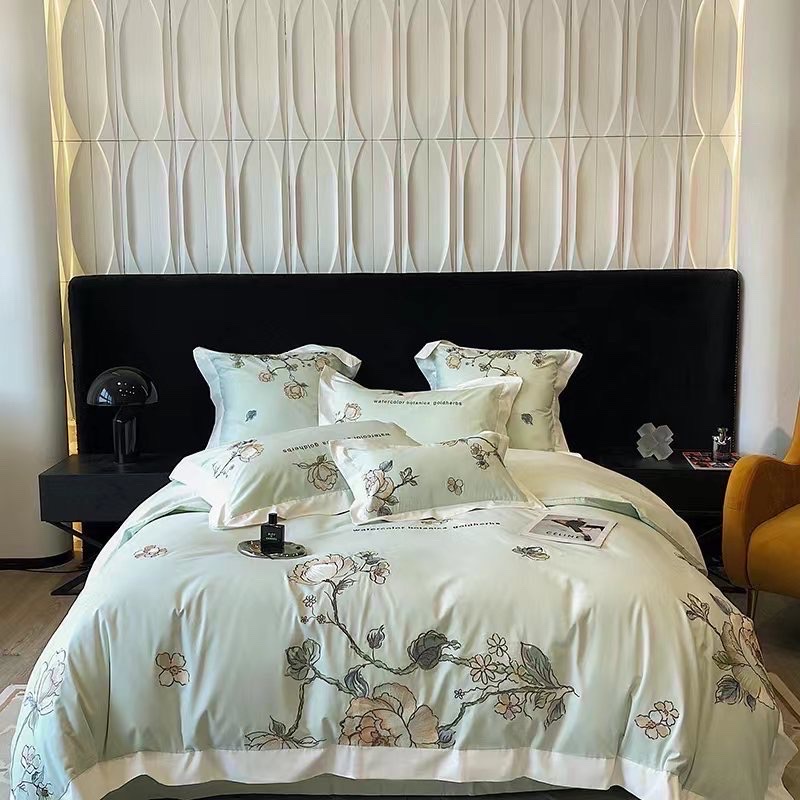 (SALE LỖ 3tr200->1tr570) Set Vỏ Chăn Ga Gối 4 Món Lụa TENCEL 100S Nhập Khẩu Siêu Mềm Mát