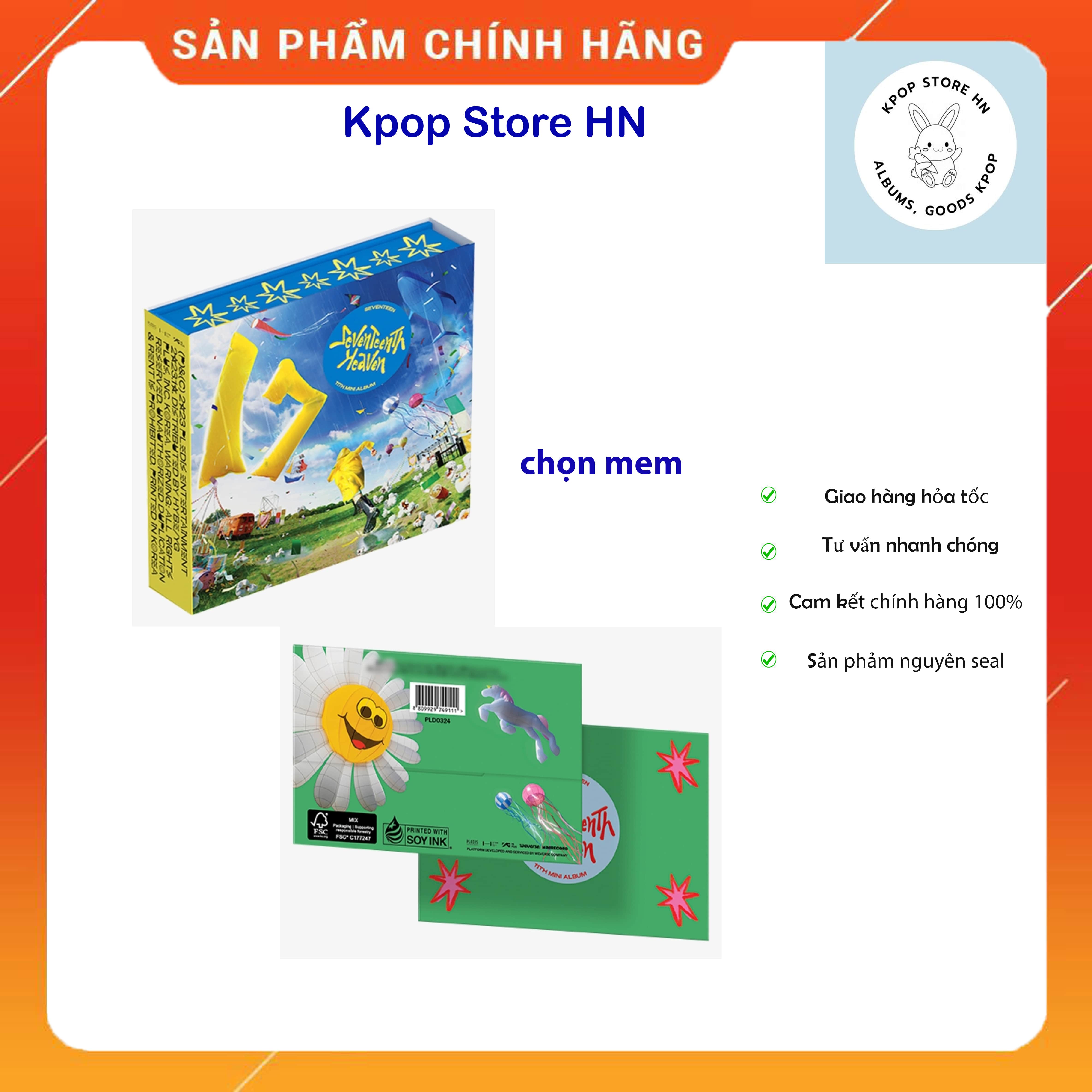 Được chọn mem - Album Seventeen "Seventeenth Heaven"
