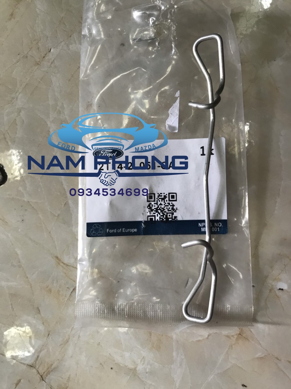 Phanh cài má phanh sau focus - 2t142l051ca