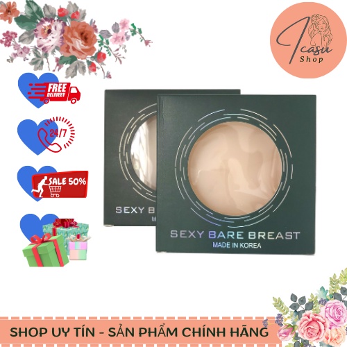 Miếng Dán Ngực Sexy Bare Breast Korea Siêu Bám Dính