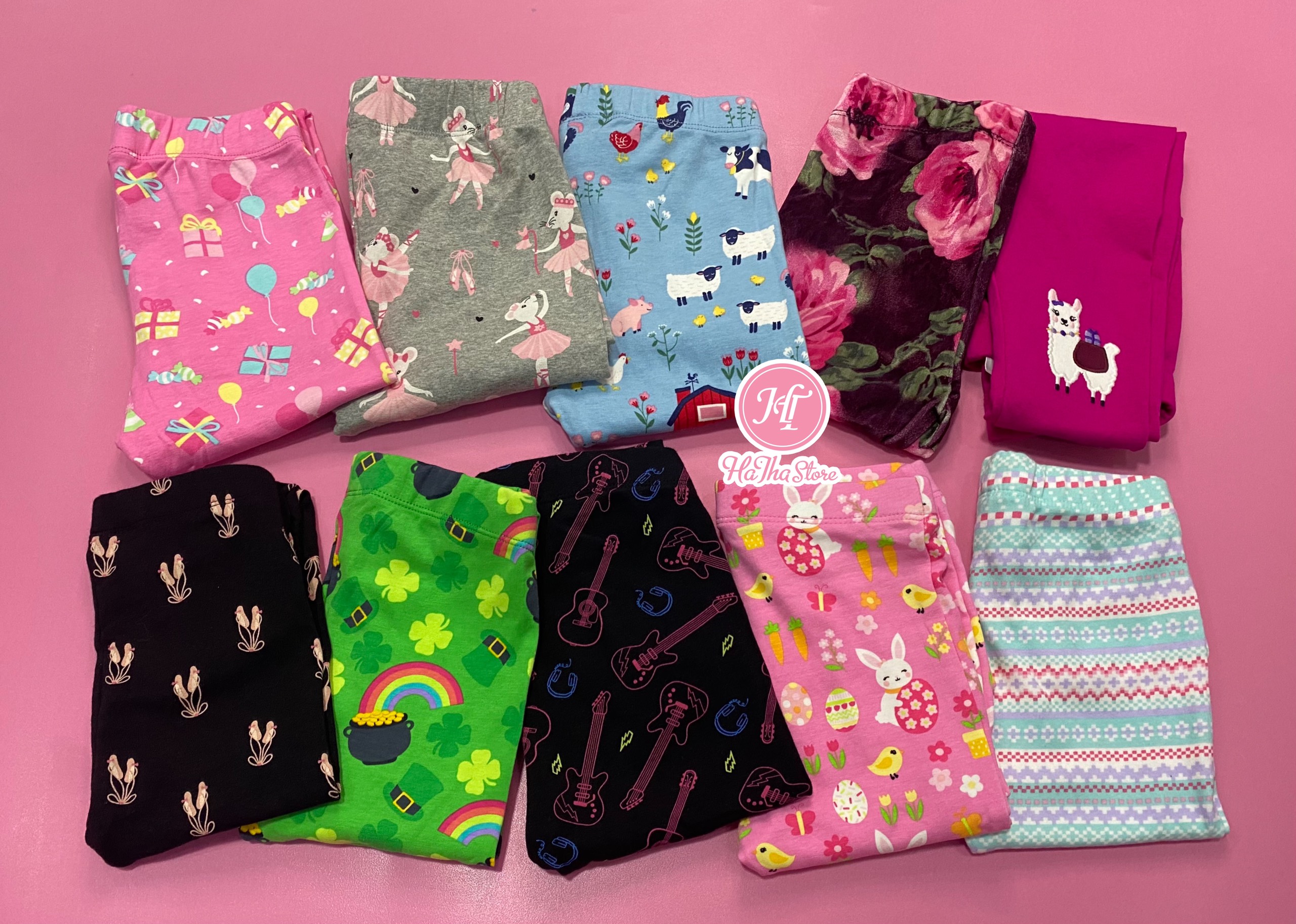 (Size 10-35kg) Quần legging thun GYMBOREE cho bé gái