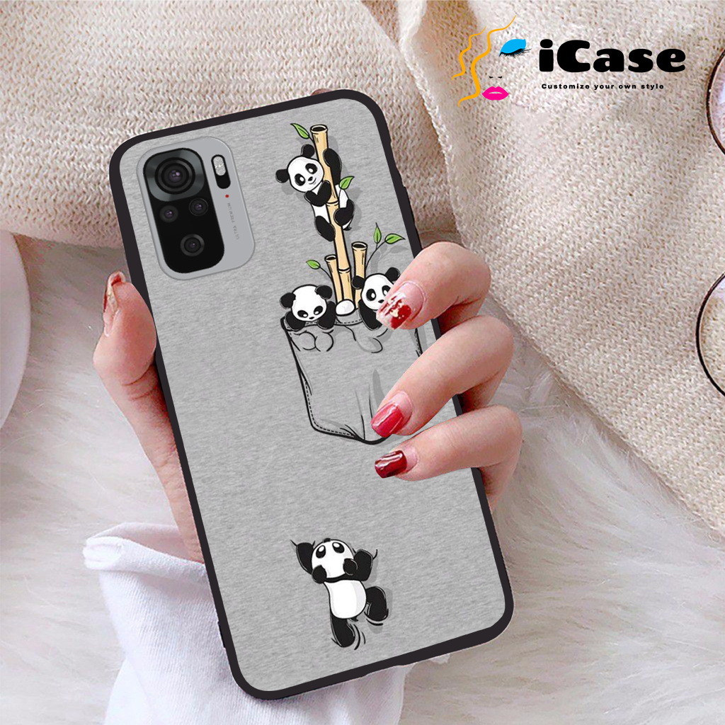 Ốp lưng Xiaomi Redmi Note 10 4G viền dẻo TPU BST Panda