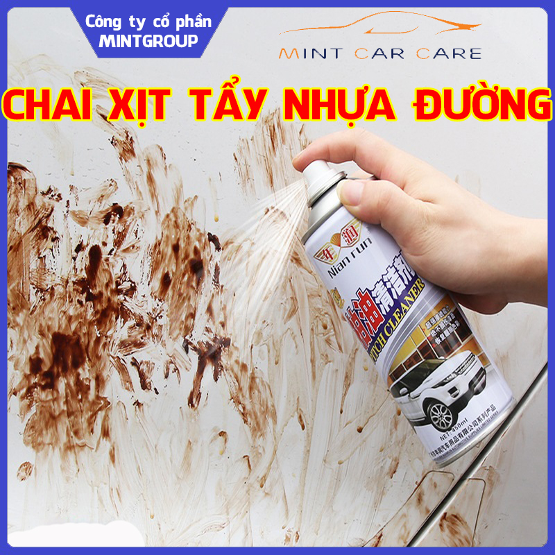 Chai xịt tẩy nhựa đường bình xịt tẩy nhựa đường chuyên dụng Nian Run dung tích 450ml