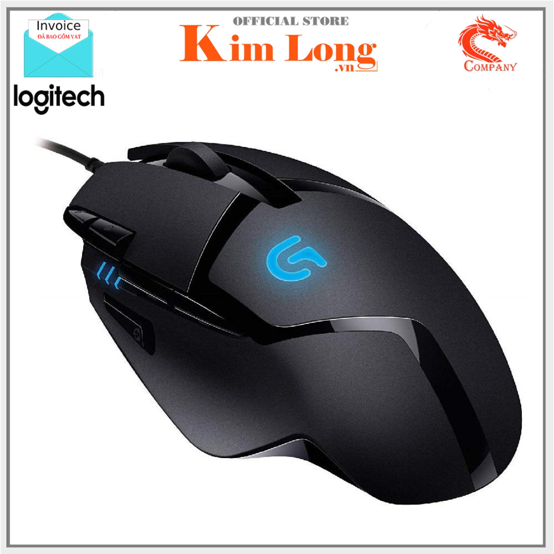 Chuột chơi game có dây logitech hyperion fury g402 4000dpi led 8 phím - bảo hành 12 tháng