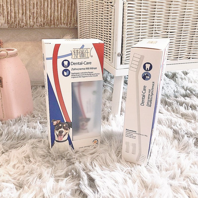 Bộ kem đánh răng dành riêng cho chó mèo của Trixie mẫu mới