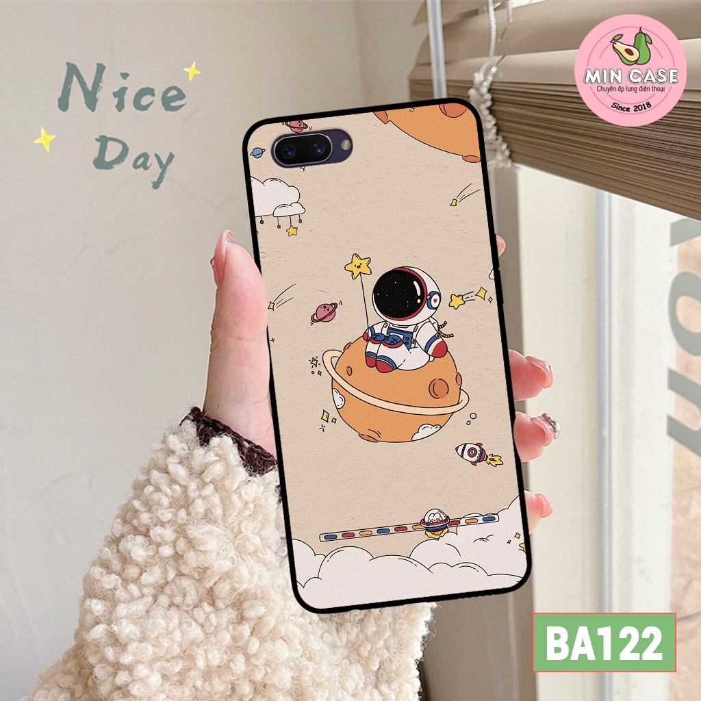Ốp lưng oppo a3s/ a1k hình phi hành gia, vũ trụ dễ thương rẻ bền đẹp