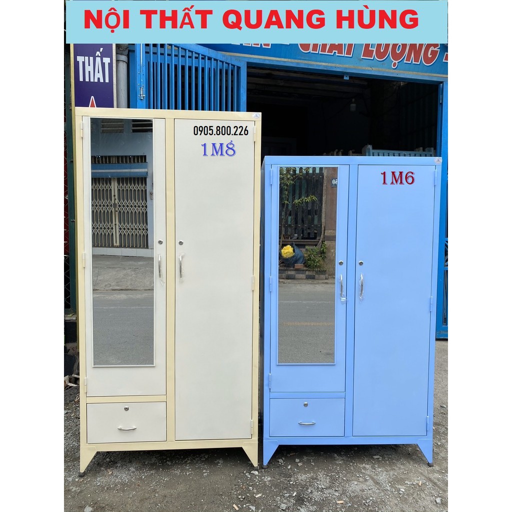 Tủ sắt sơn tĩnh điện 2 cánh