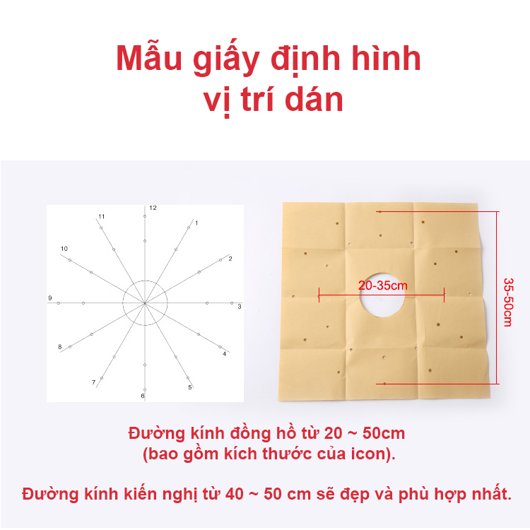 Đồng hồ DIY dán tường nghệ thuật ( hàng có sẵn)