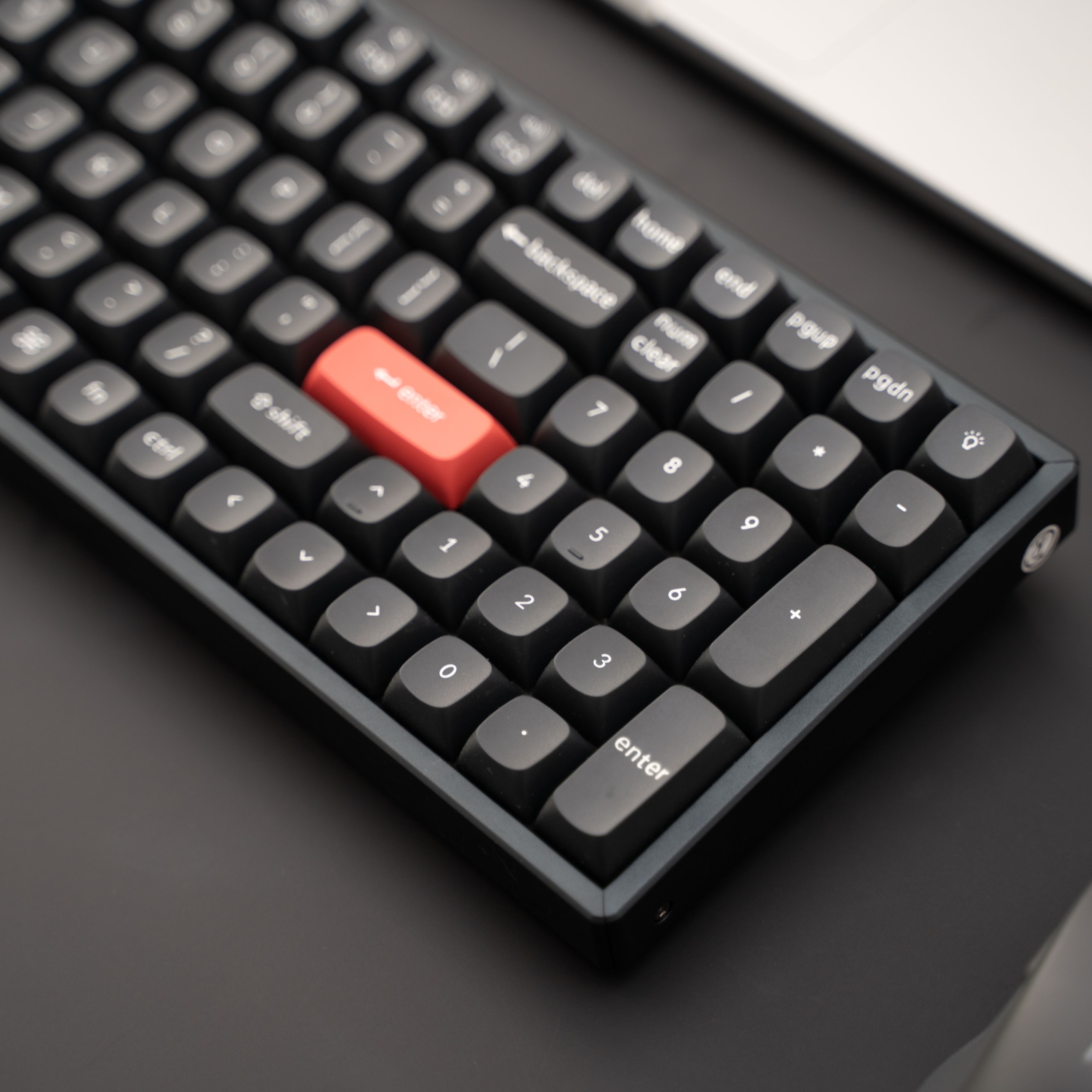Set keycap Keychron PBT Double Shot OSA Profile (Dark Black / Dark Gray)