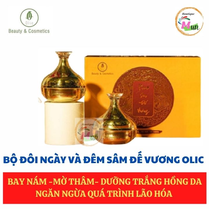 Bộ đôi kem nám Sâm Đế Vương Olic hàng công ty 1000% - xóa nám, tàn nhang