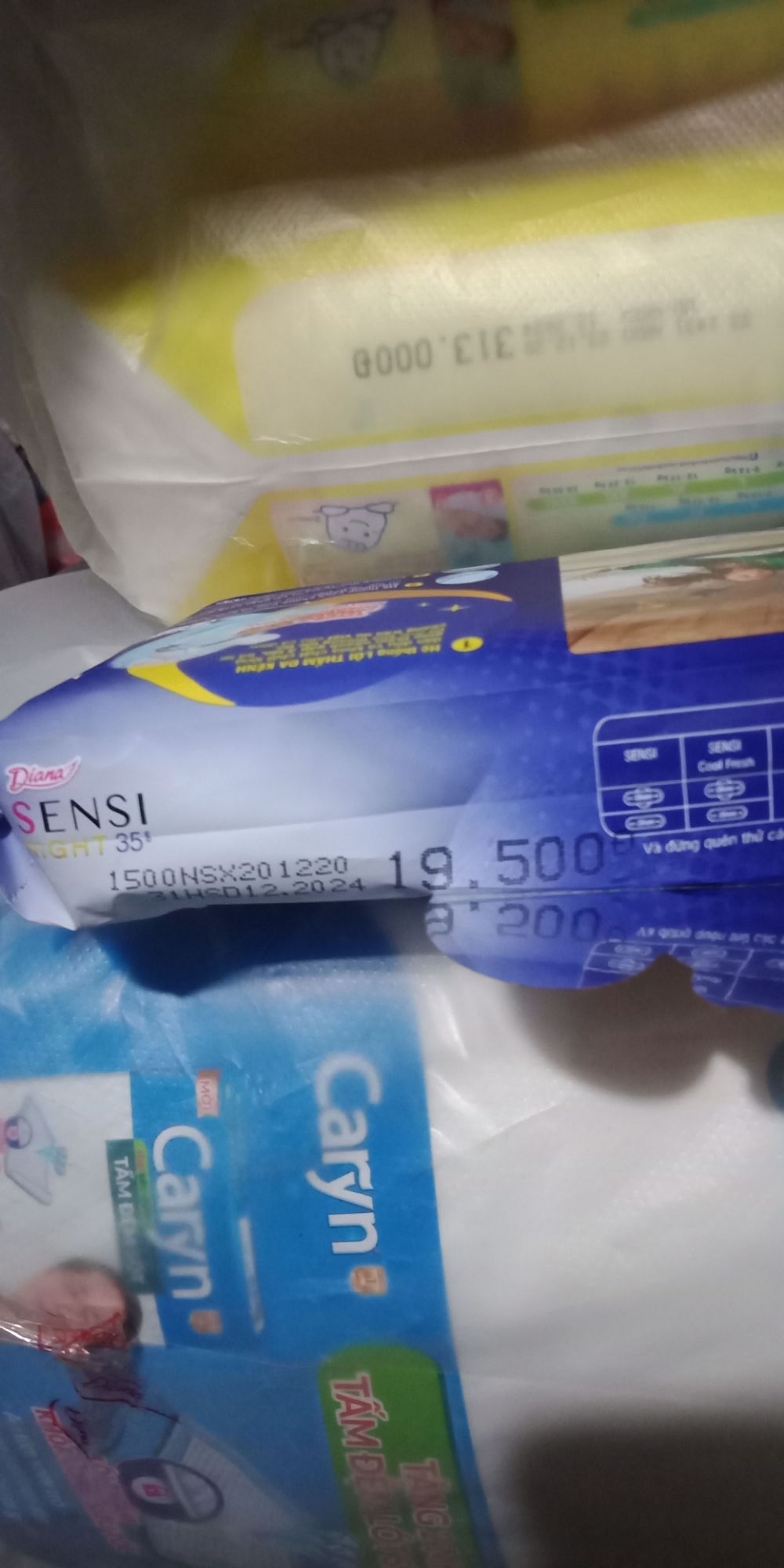[Hết Tặng] Combo 6 gói bvs Diana Đêm SENSI 35cm
