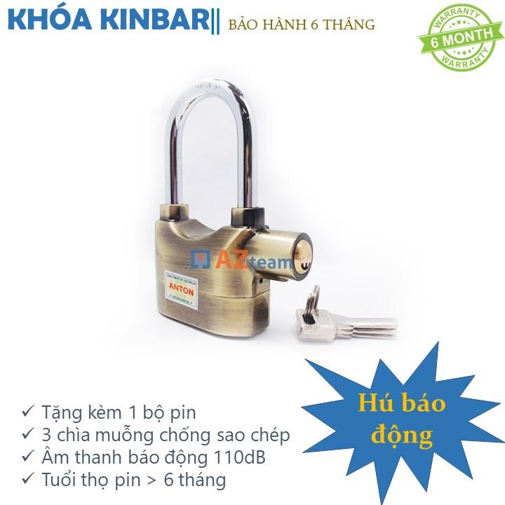 [HCM]Ổ khóa chống trộm Kinbar còng dài (Vàng)