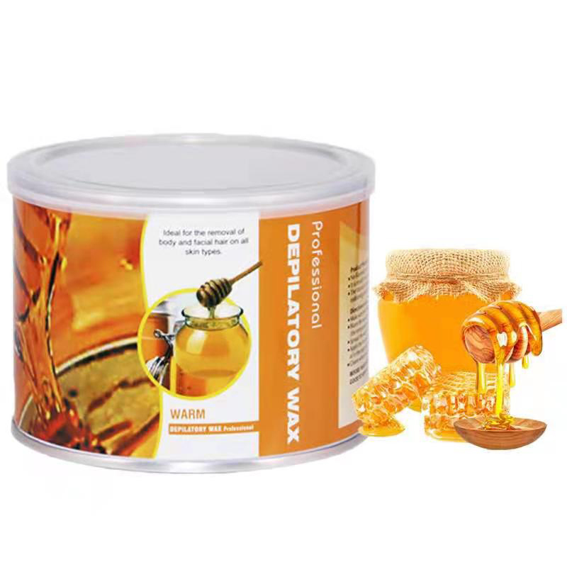 [HCM]Sáp wax lông mật ong lon 400g + TẶNG 10 QUE GỖ - chuyên dụng cạo tẩy lông toàn thân lông nách tay chân bikin vùng kín - wax lông chất lượng nhập khẩu