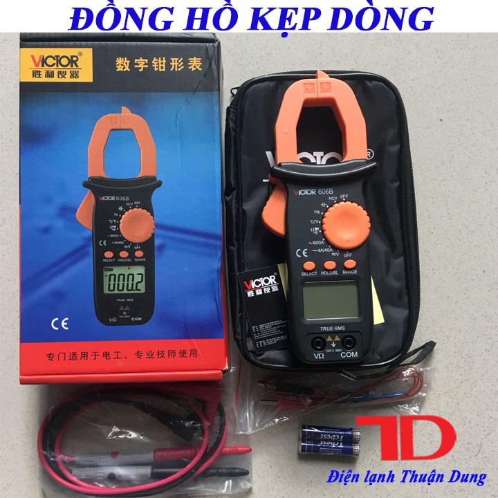 Đồng hồ kẹp dòng victor 606b - điện lạnh thuận dung
