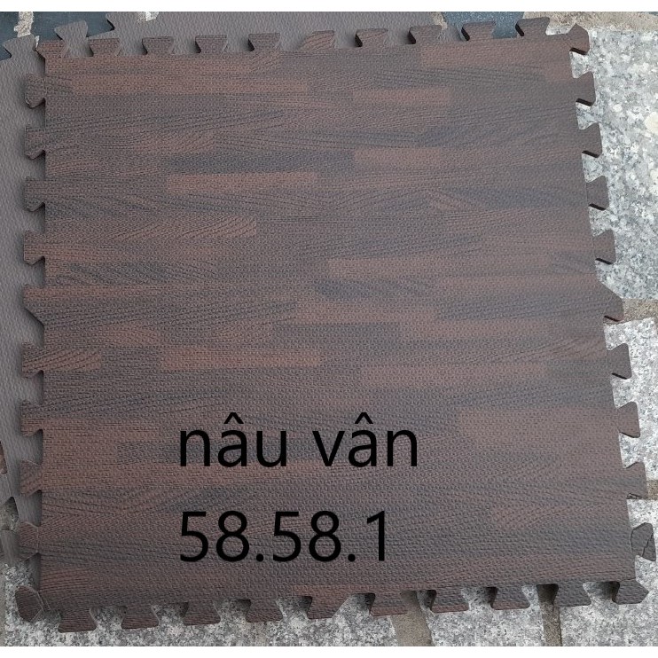 THẢM XỐP LÓT SÀN VÂN GỖ SIZE 60cm x 60cm