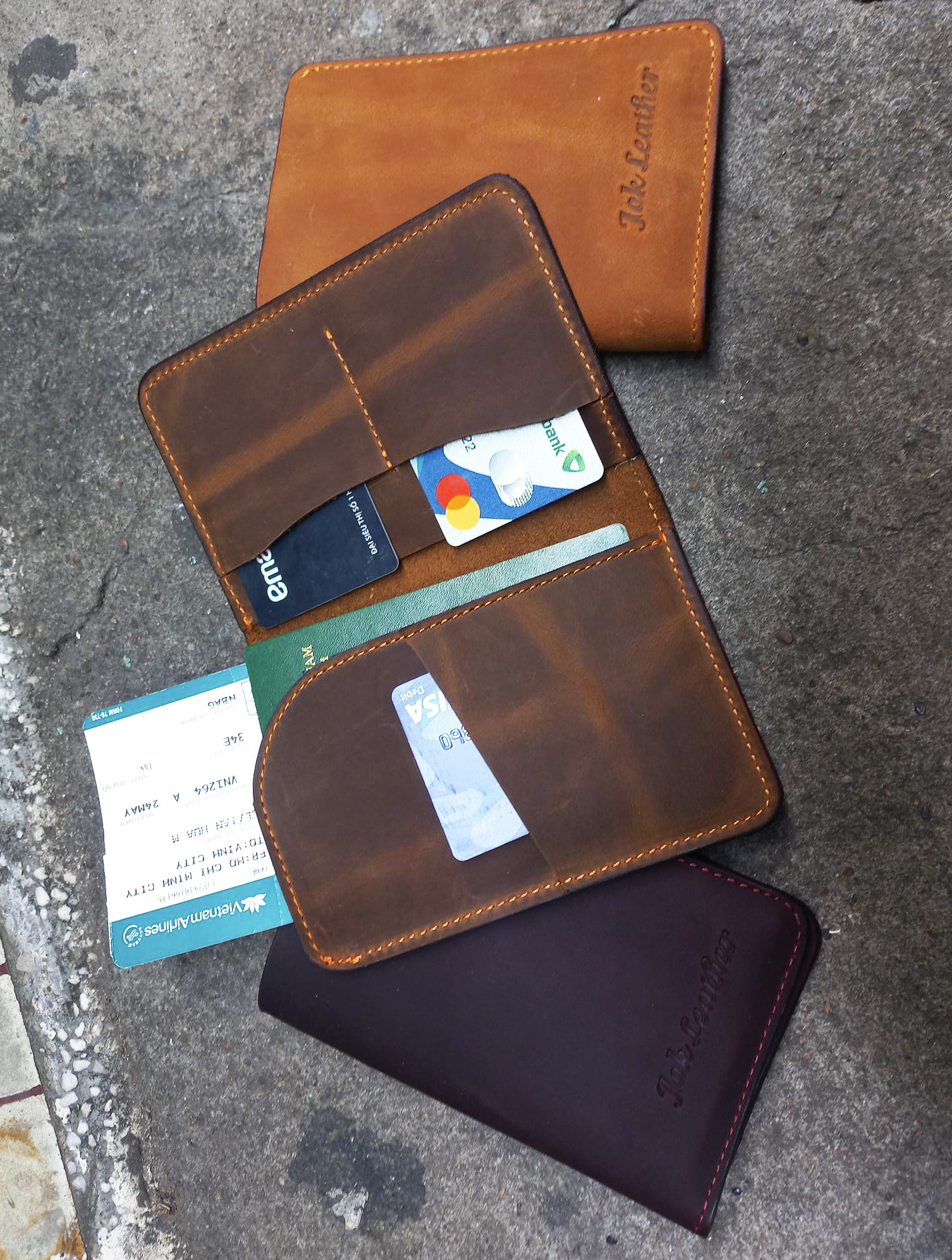 Ví Đựng Passport Da Thật