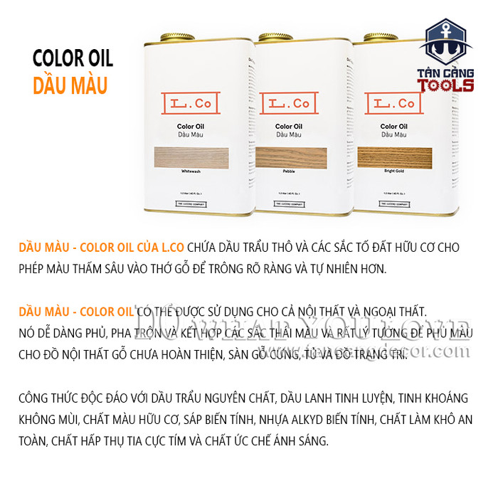 L.Co Dầu Màu – Màu Jet Black COLJB