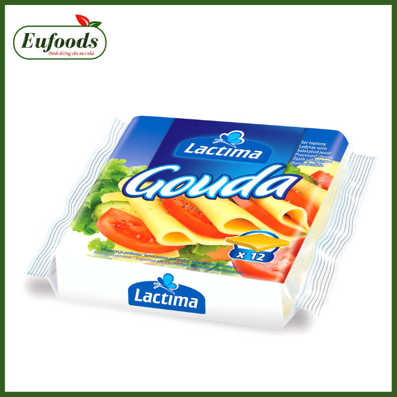 Phô Mai Lát Lactima Gouda Ba Lan 200g