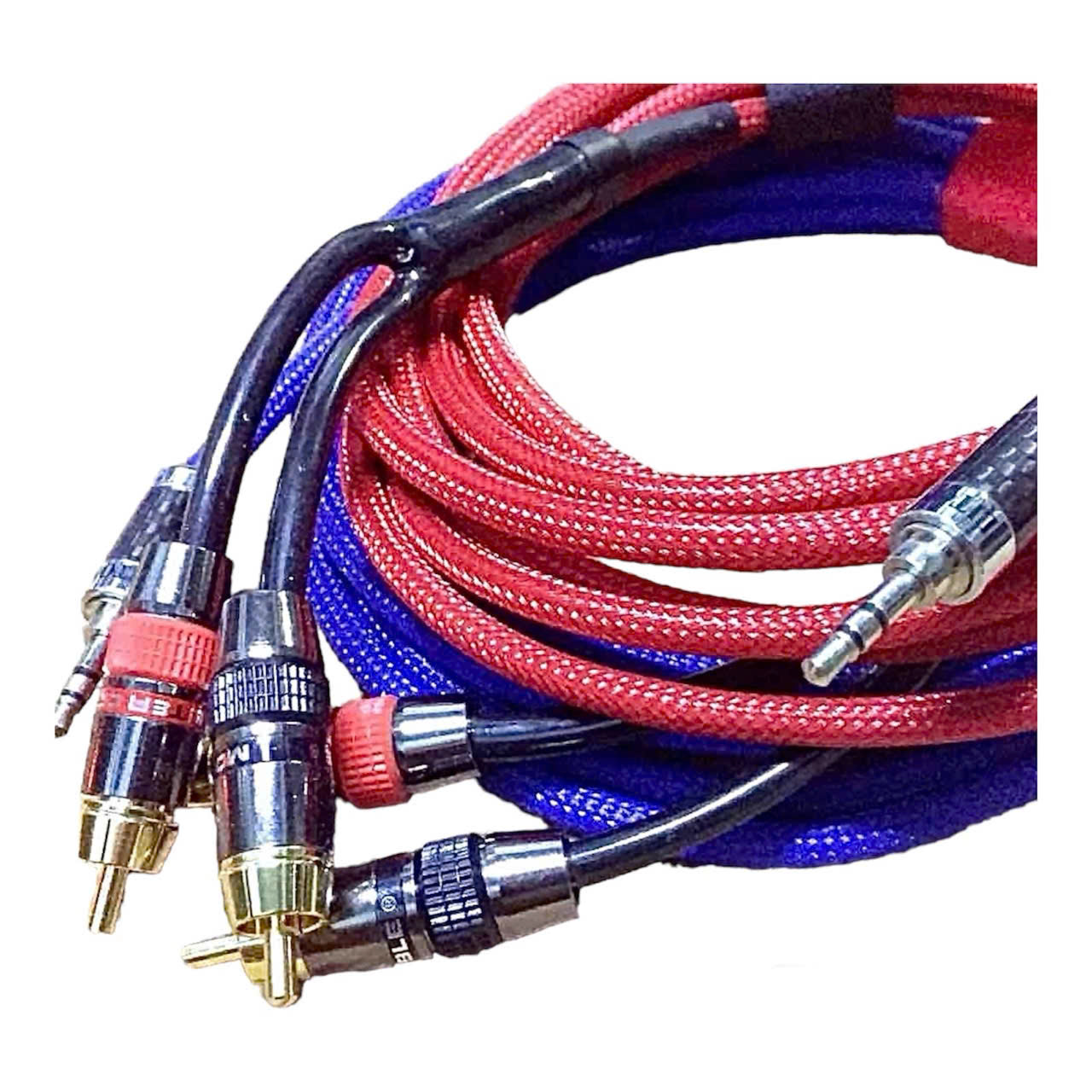 dây phát nhạc laptop Jack 3.5mm sang 2 đầu Jack hoa sen