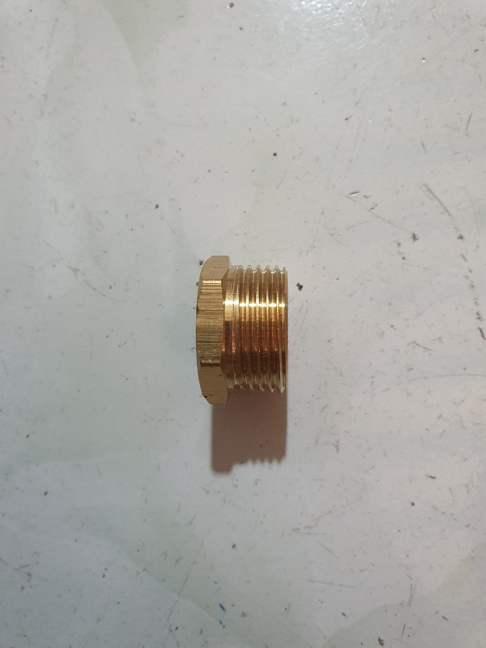 Brass connector, connector brass 2 head lace outside, double brass-brass nipple fitting