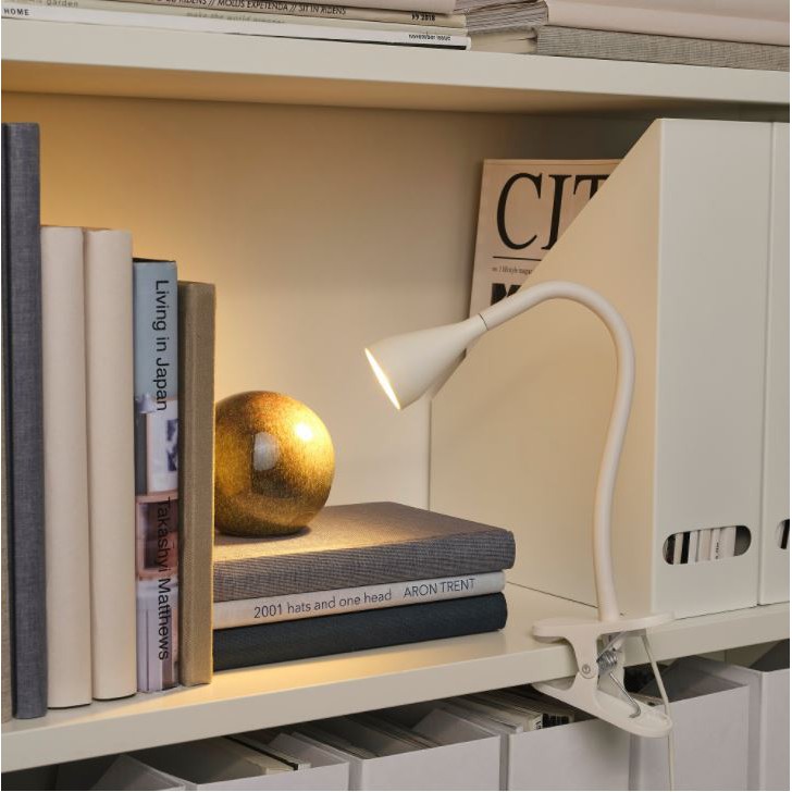 Đèn kẹp đọc sách đèn làm việc đèn led siêu bền IKEA Navlige