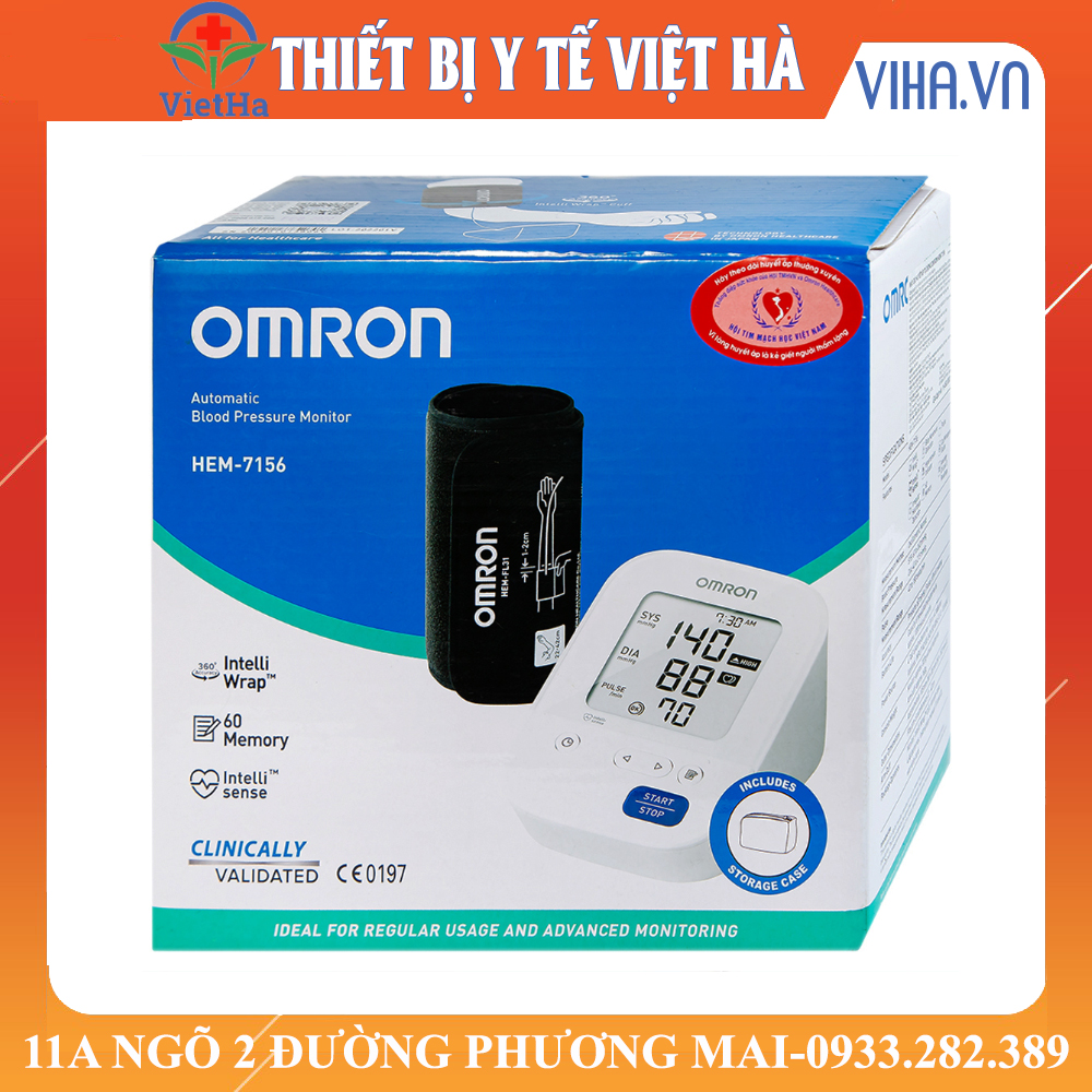 Máy đo huyết áp bắp tay Omron HEM 7156