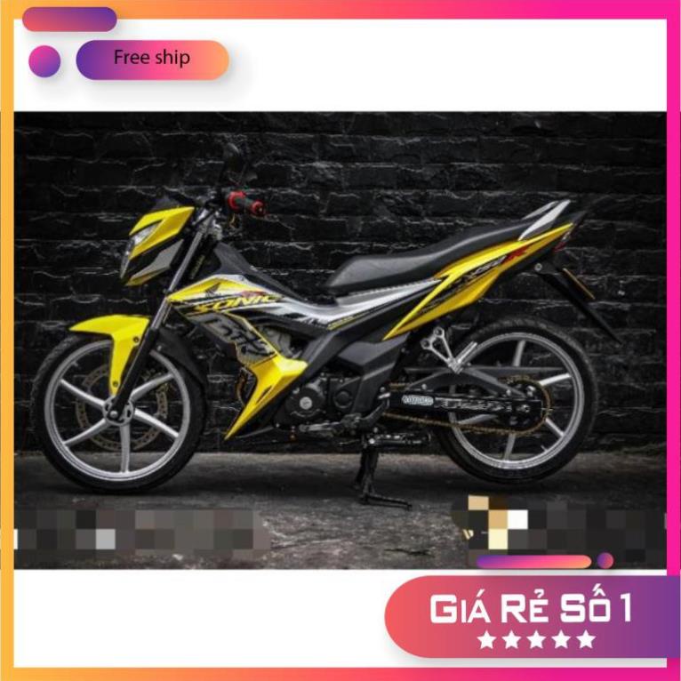 Tem rời xe sonic 150 vàng