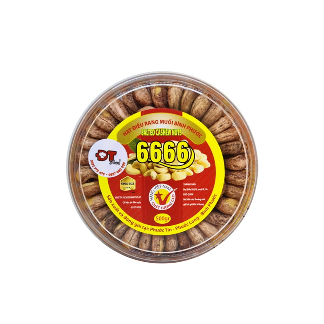 1kg Salt Roasted Cashew Nuts with Silk Shell Type 1 (2 Boxes of 500g)