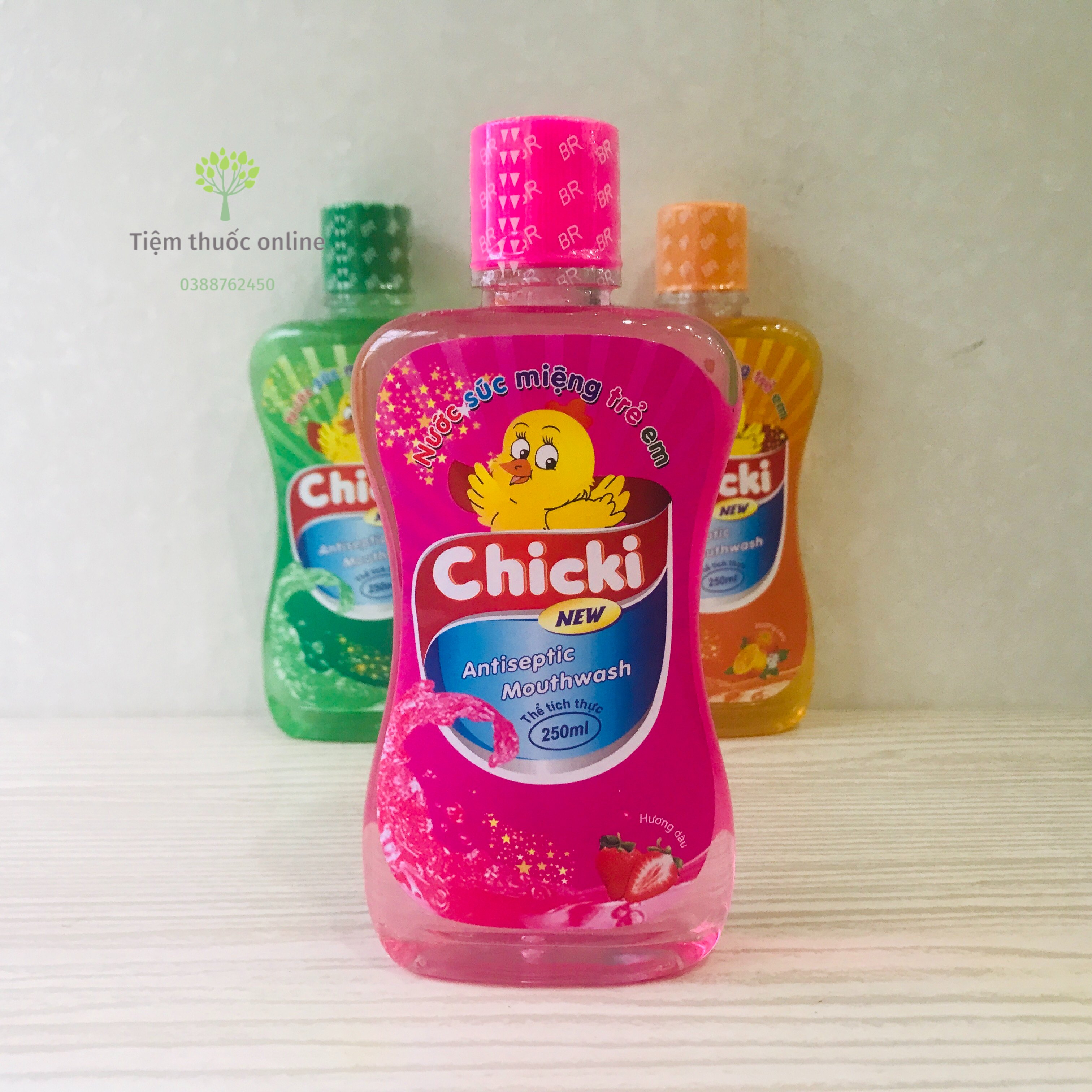 Nước súc miệng Chicki chai 250ml