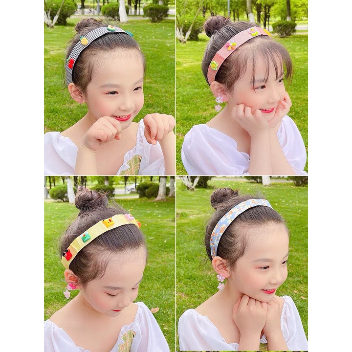 Bờm tóc dán cho bé