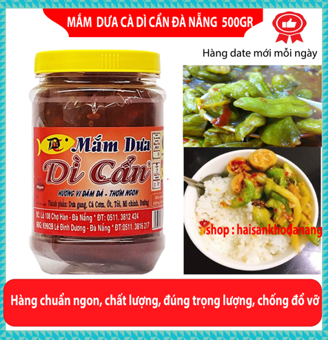 Mắm dưa cà dì cẩn đặc sản đà nẵng 500gr