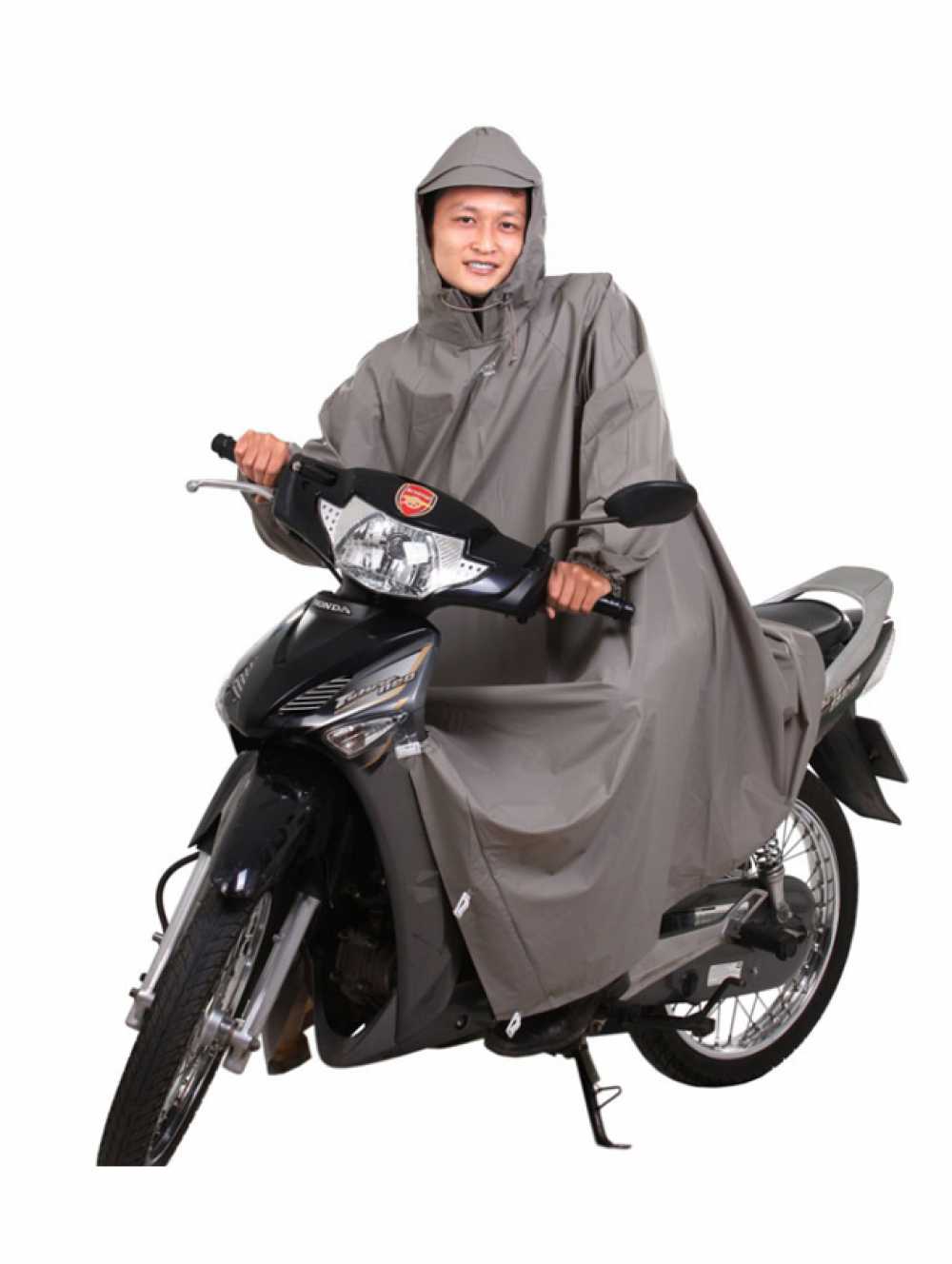 Áo Mưa Cosy Thiết Kế Liền Hai Bên Hông, Trang Bị Kẹp Trùm Bửng Xe Máy APPS-16